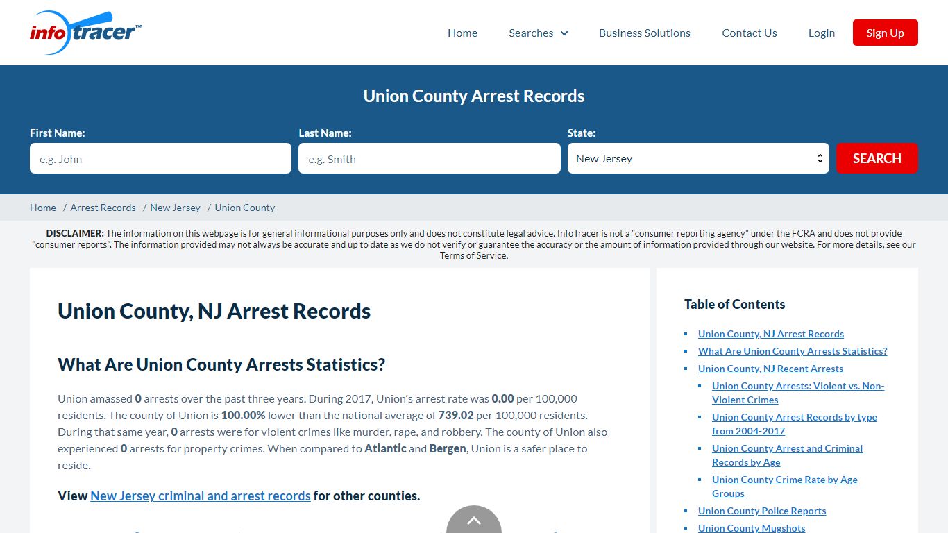 Union County, NJ Mugshots, Jail Inmates & Arrests - InfoTracer